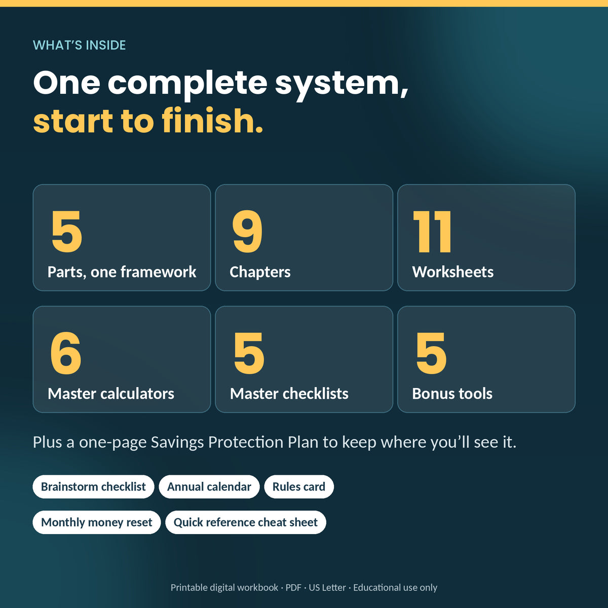 Stop the Savings Reset Cycle — Savings Protection Workbook