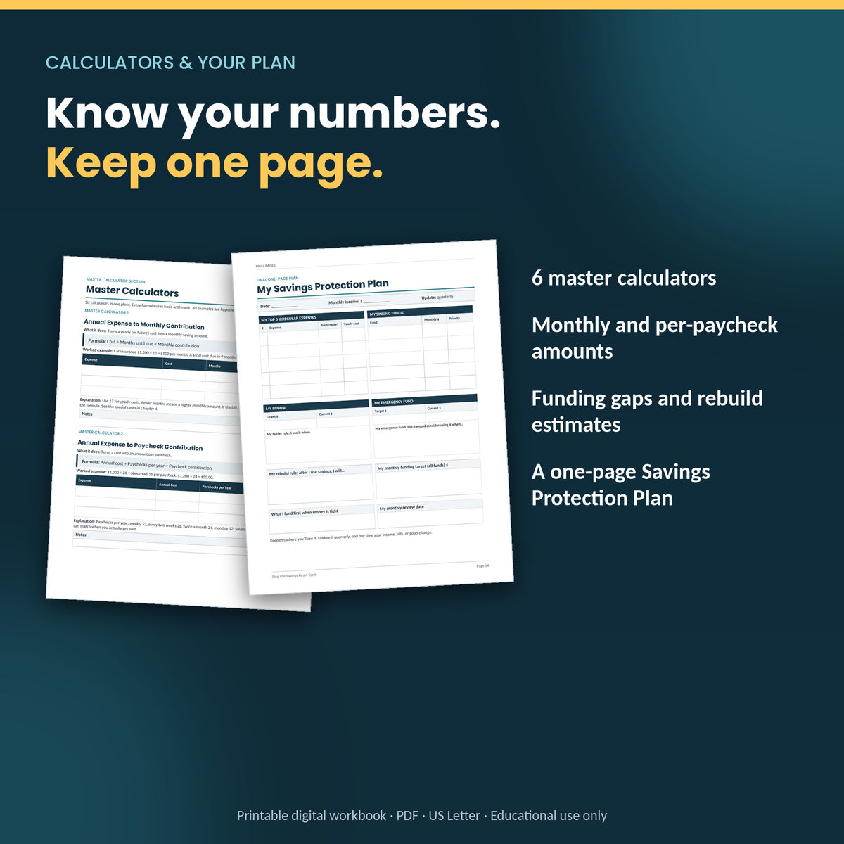 Stop the Savings Reset Cycle — Savings Protection Workbook