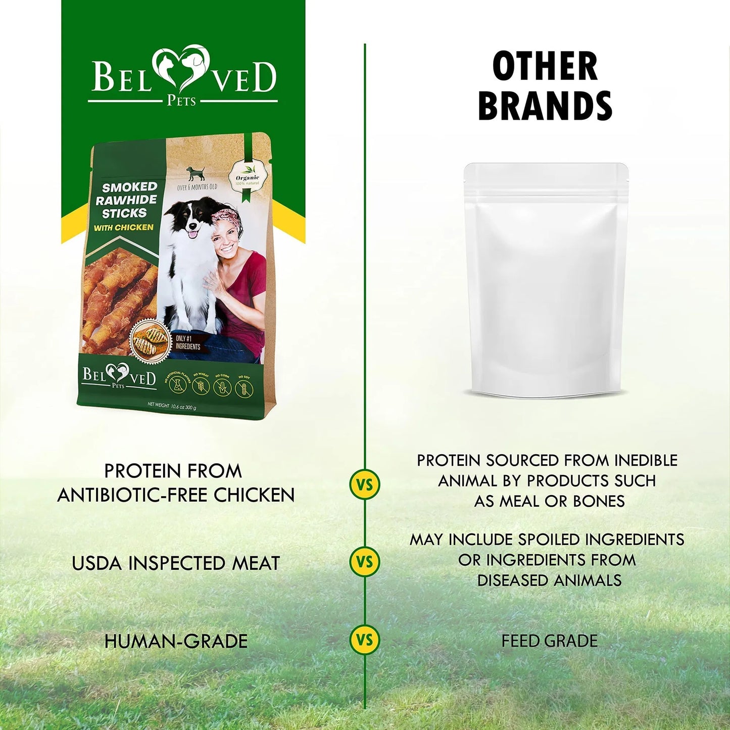 Dog Smoked Rawhide Sticks