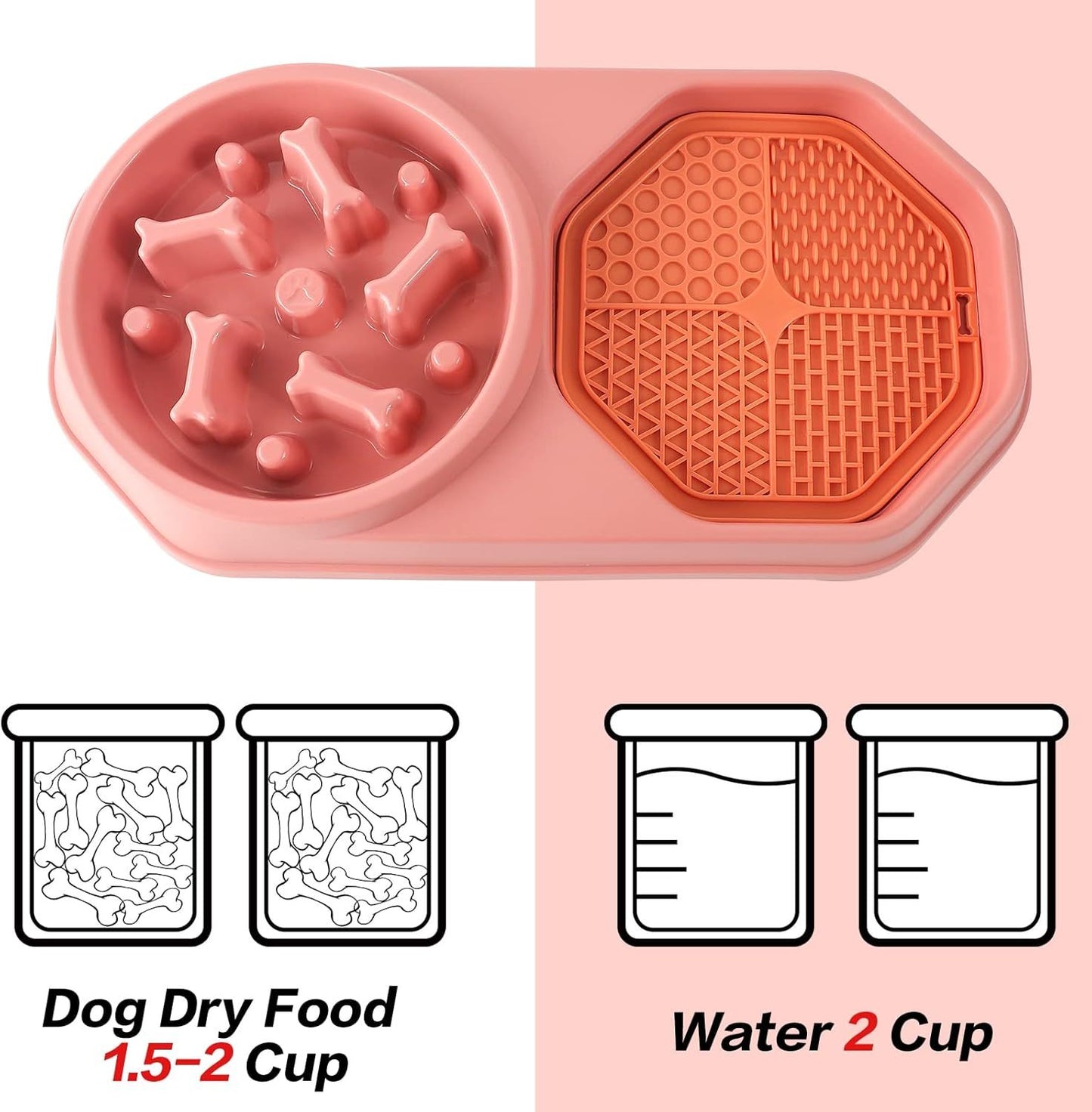 Slow Feeder Dog Bowls Puzzle